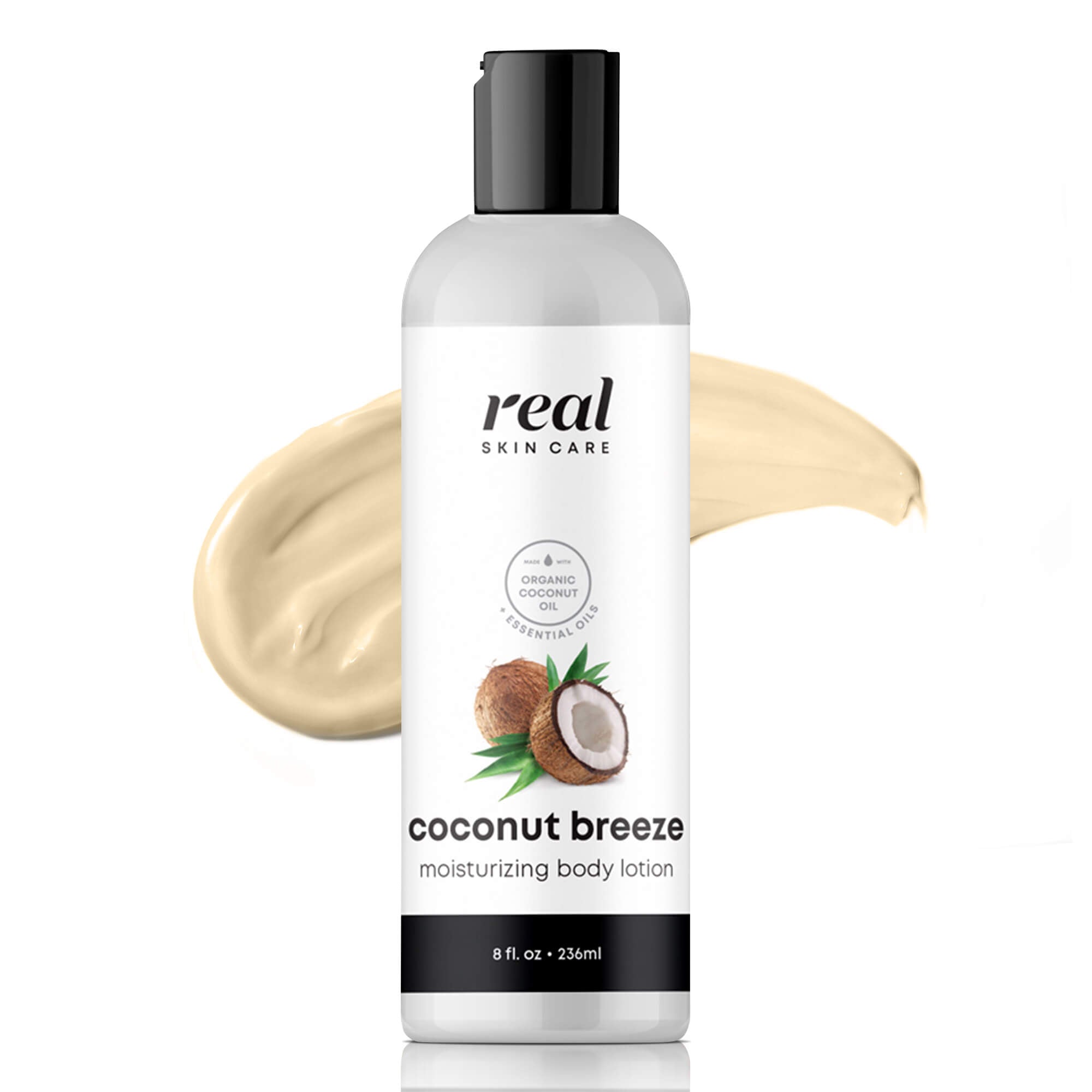 Real Skin Care Coconut Oil Lotion - Front